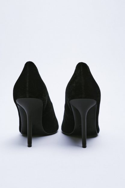کفش پاشنه بلند زنانه مشکی زارا zara