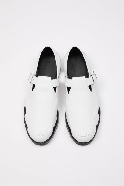 کفش رسمی مردانه سفید زارا zara
