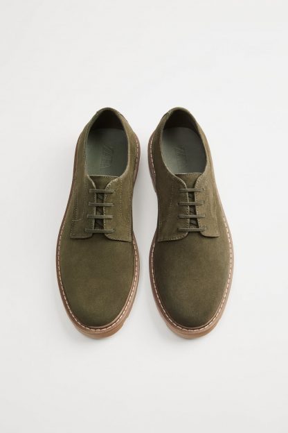 کفش رسمی مردانه سبز زارا zara