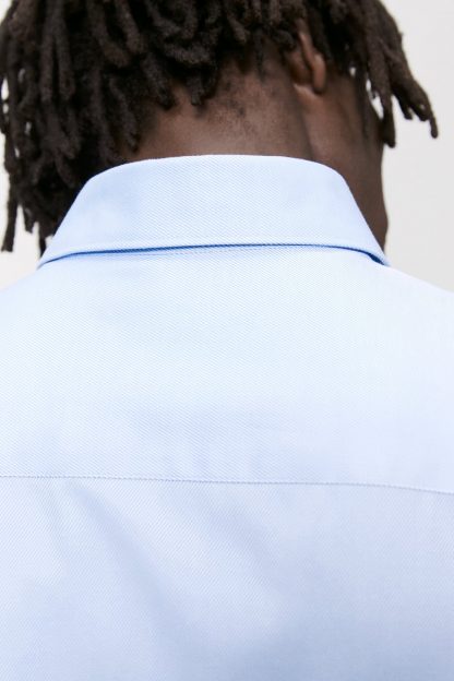 پیراهن رسمی مردانه آبی زارا zara