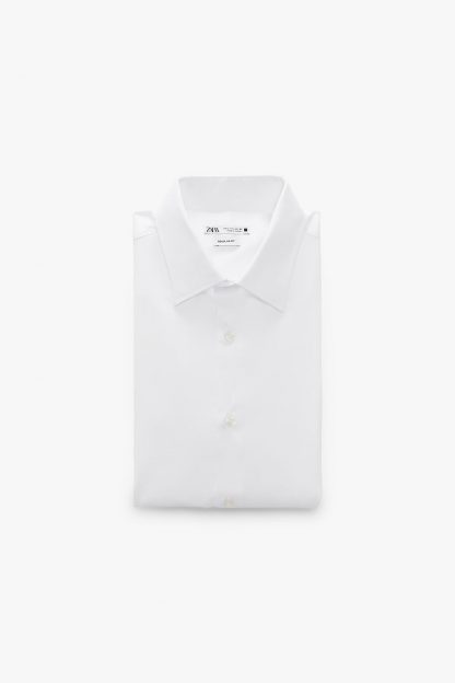 پیراهن رسمی مردانه سفید زارا zara