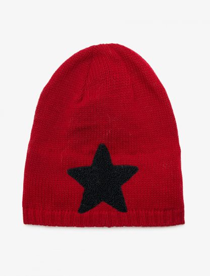 کلاه بافت پسرانه قرمز کوتون koton