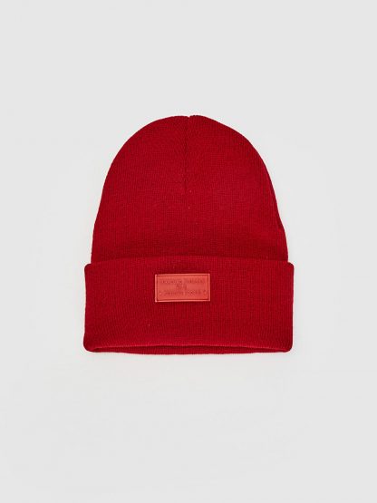 کلاه بافت مردانه قرمز ال سی وایکیکی lcwaikiki