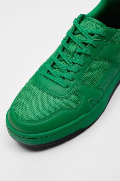کفش کتانی مردانه سبز زارا zara