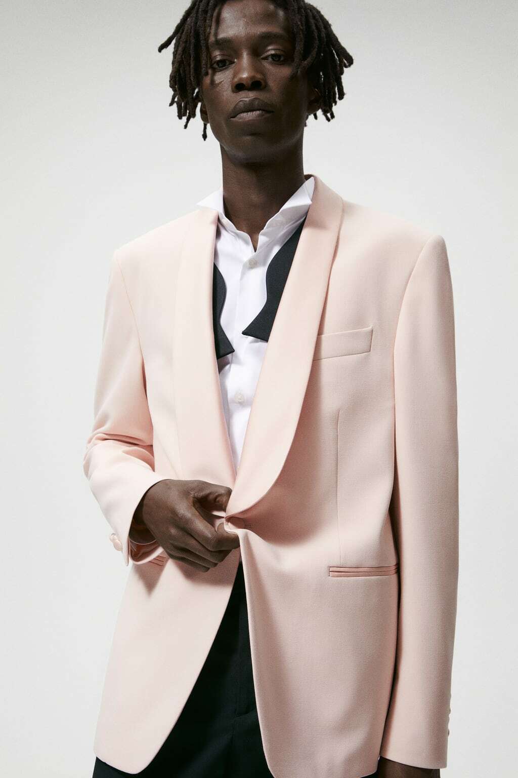 zara pink blazer men