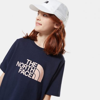 تی شرت دخترانه سرمه ای نورس فیس The North Face