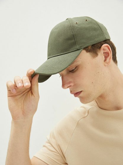 کلاه کپ مردانه خاکی السی وایکیکی lcwaikiki