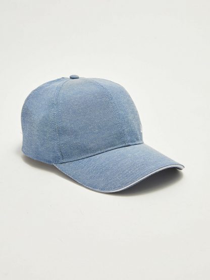 کلاه کپ مردانه جین آبی السی وایکیکی lcwaikiki