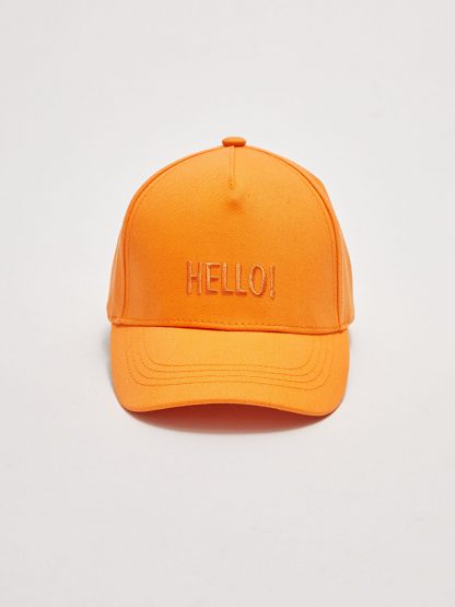 کلاه کپ پسرانه نارنجی روشن السی وایکیکی lcwaikiki