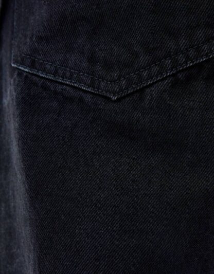 شلوار جین گشاد مردانه سیاه برشکا bershka