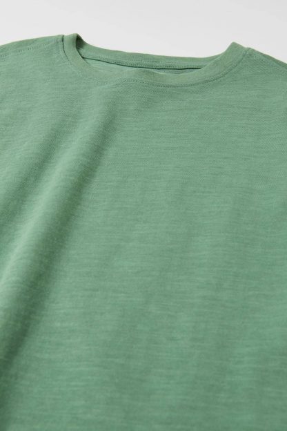 تی شرت پسرانه سبز زارا zara