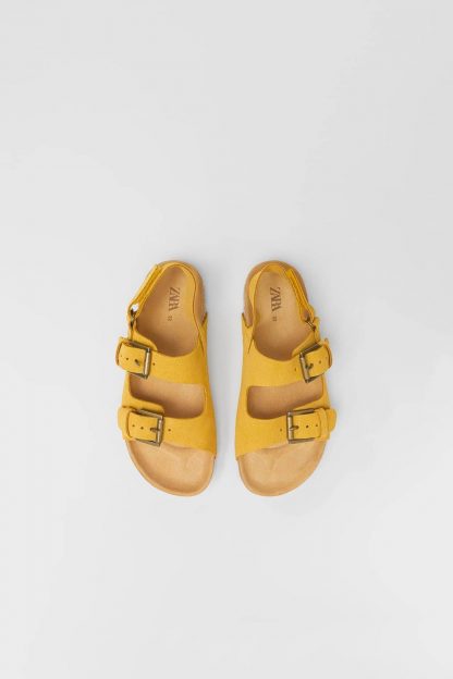 کفش کتانی|دمپایی پسرانه زرد زارا zara