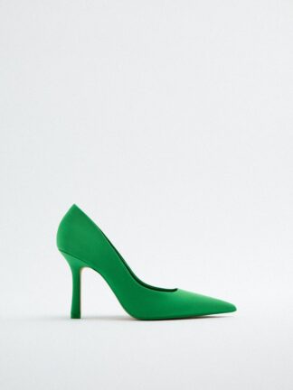 کفش پاشنه بلند زنانه سبز زارا