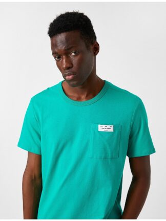 تی شرت آستین کوتاه مردانه سبز koton