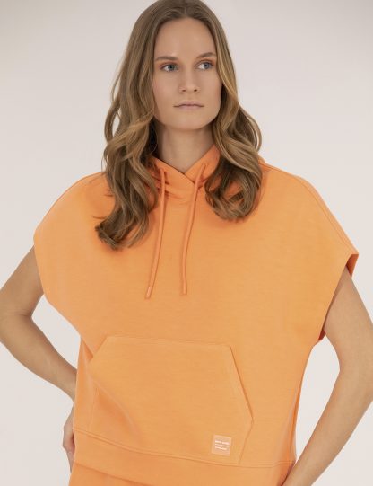 سویشرت زنانه راحت نارنجی پیرکاردین