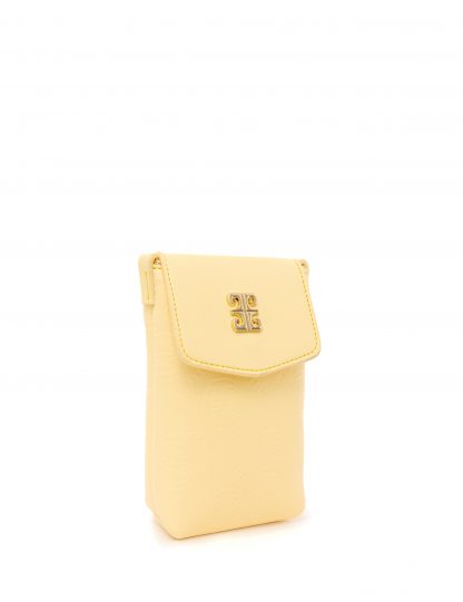کیف دوشی زنانه زرد پیرکاردین