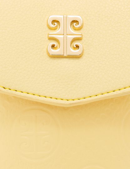 کیف دوشی زنانه زرد پیرکاردین