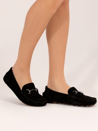 کفش لوفر زنانه سیاه پیرکاردین