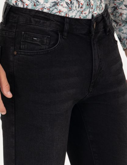 شلوار جین مردانه جذب سیاه پیرکاردین