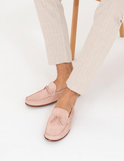 کفش رسمی مردانه صورتی پودری کاشارل
