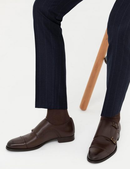 کفش رسمی مردانه قهوه ای کاشارل