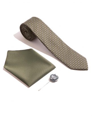 دستمال جیبی مردانه خاکی پیرکاردین