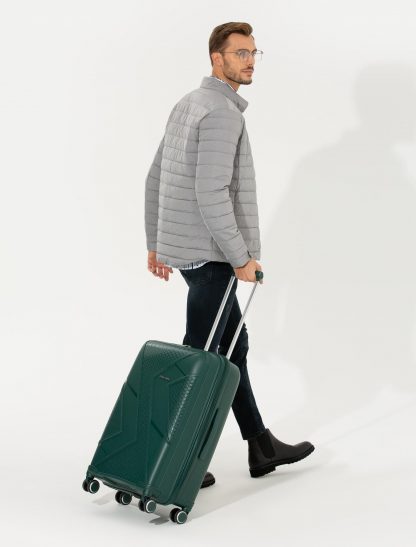 ساک و چمدان مسافرتی مردانه خاکی پیرکاردین