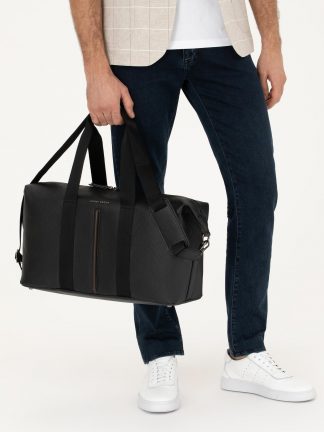 کیف مردانه سیاه پیرکاردین