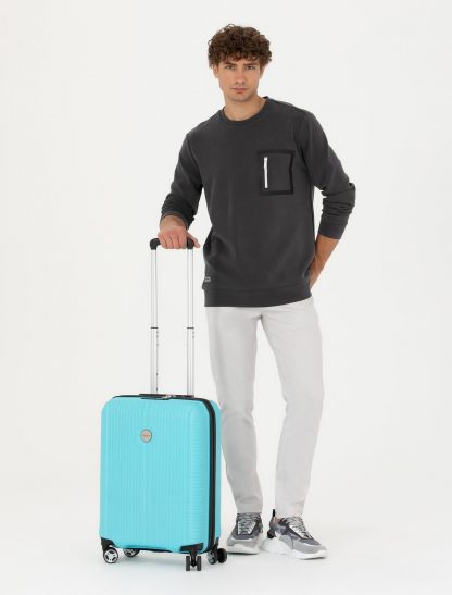 ساک و چمدان مسافرتی مردانه آبی پیرکاردین