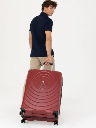 ساک و چمدان مسافرتی مردانه زرشکی پیرکاردین