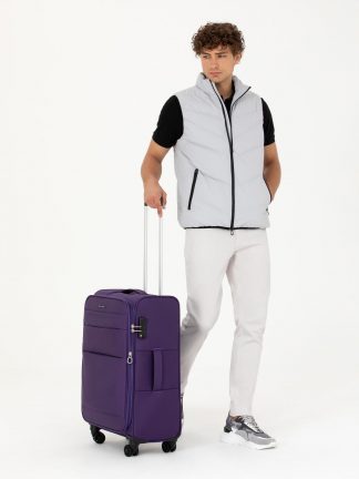 ساک و چمدان مسافرتی مردانه بنفش پیرکاردین