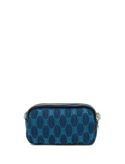 کیف دوشی زنانه آبی پیرکاردین