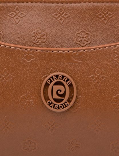 کیف دوشی زنانه قهوه ای پیرکاردین