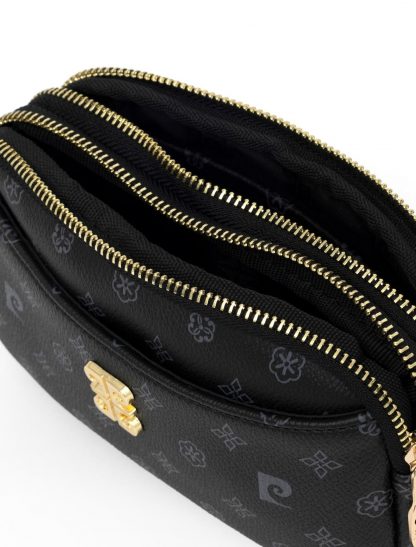 کیف دوشی زنانه سیاه پیرکاردین