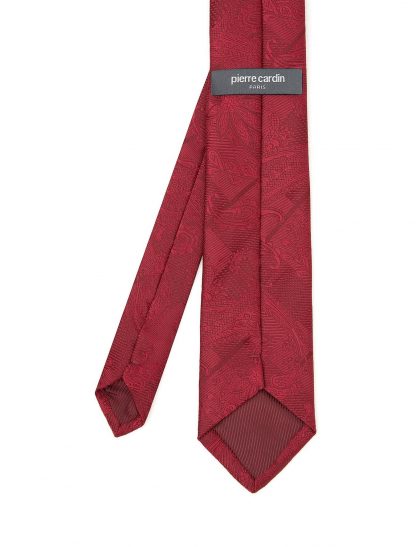 کراوات مردانه زرشکی پیرکاردین