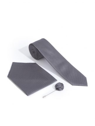 دستمال جیبی مردانه خاکستری پیرکاردین