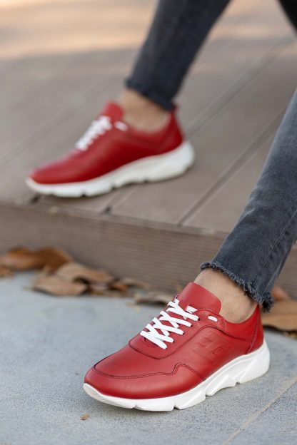 کفش کتانی مردانه قرمز فری‌مکس LSNS.HD.2022.455