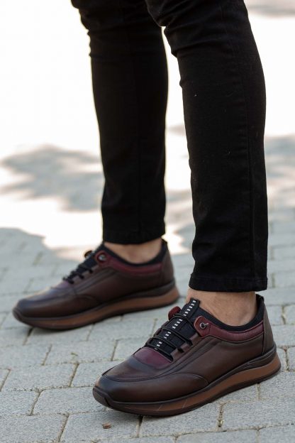 کفش کتانی مردانه قهوه ای فری‌مکس THT.HD.2022.2216