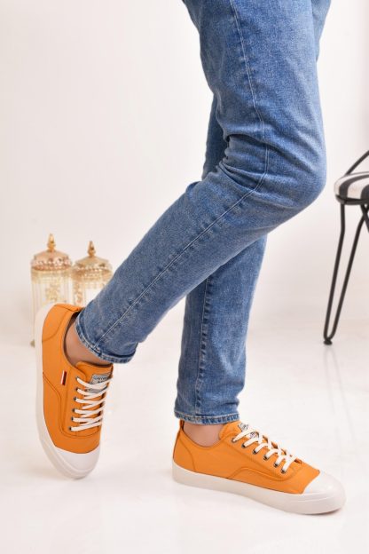 کفش کتانی مردانه نارنجی اودسا ODS1421