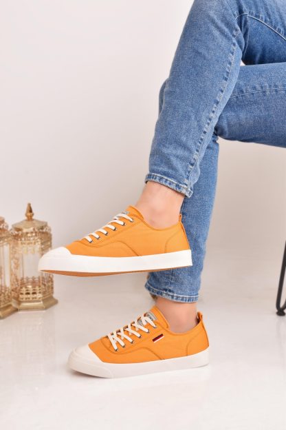 کفش کتانی مردانه نارنجی اودسا ODS1421