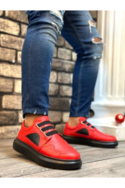 کفش کتانی مردانه قرمز پاناما کلاب T143210