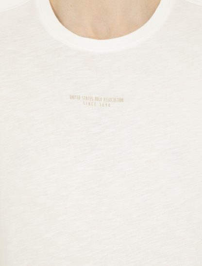 تی شرت مردانه معمولی بژ یو اس پولو