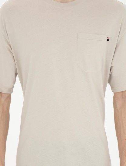 تی شرت مردانه راحت خاکستری یو اس پولو