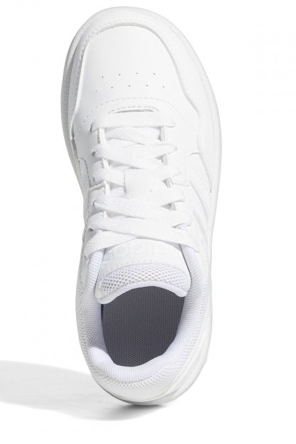 کفش کتانی زنانه سفید آدیداس HOOPS 3.0 K GW0433