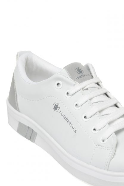 کفش کتانی زنانه سفید لامبرجک TINA 3FX
