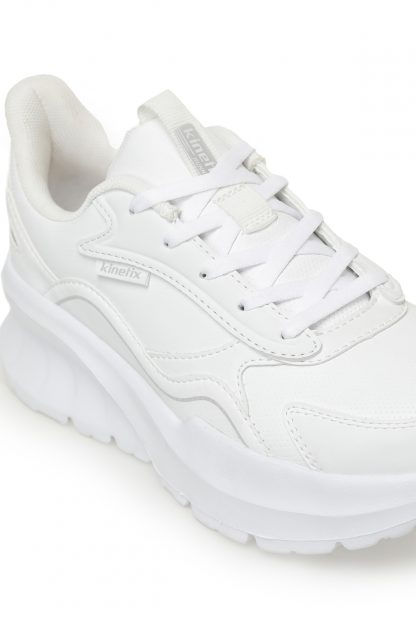 کفش کتانی زنانه سفید کینتیکس SOLIDA PU W 3PR