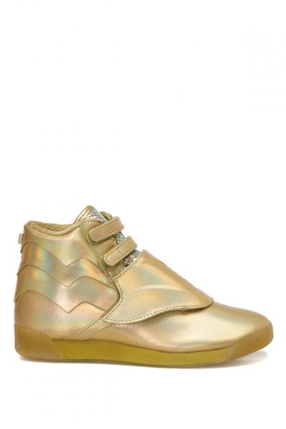 کفش کتانی زنانه طلایی ریباک F/S HI MU FW4667