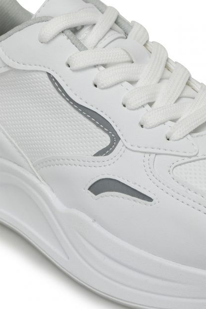 کفش کتانی زنانه سفید پراشات LIVIA W 3PR