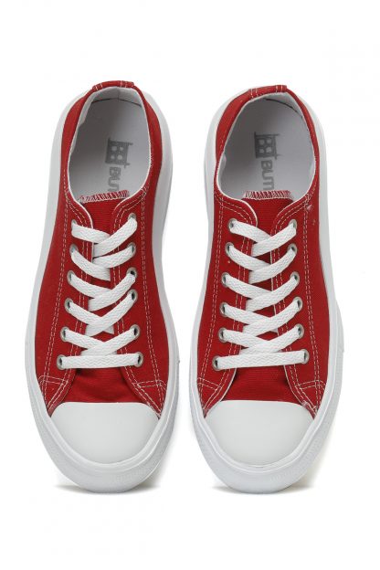 کفش کتانی زنانه قرمز بوتیگو SEZZY 3FX