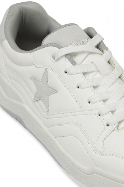 کفش کتانی زنانه سفید کینتیکس LAPERA 4FX